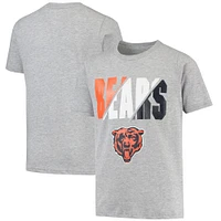 Youth Heathered Gray Chicago Bears Mean Streak - T-Shirt