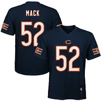 Maillot de joueur réplique bleu marine Khalil Mack des Chicago Bears pour jeunes