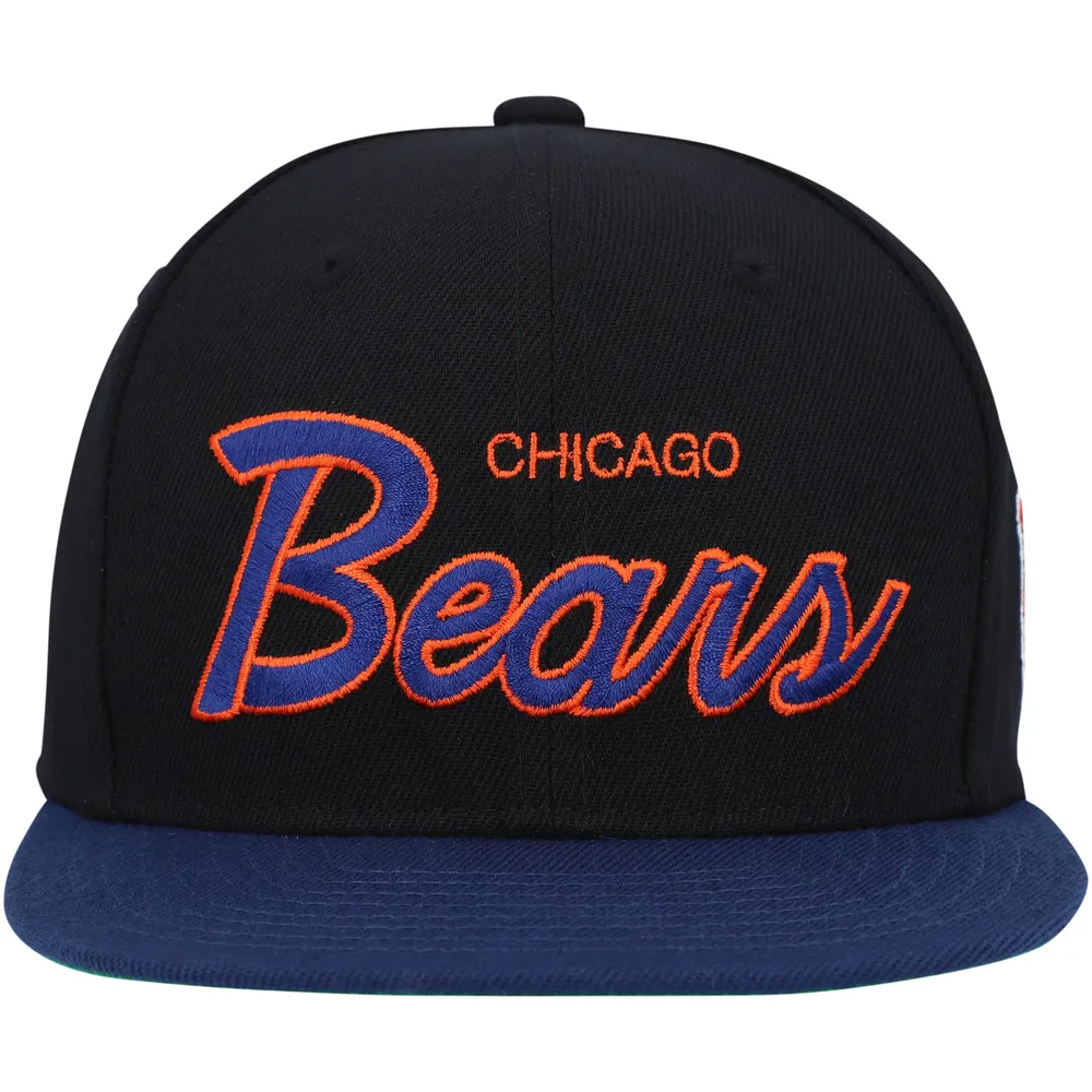 Chicago Bears Snapback New Era Script Cap Hat Navy