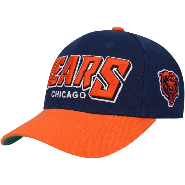 Youth Mitchell & Ness Navy Chicago Bears Throwback Precurve Snapback Hat