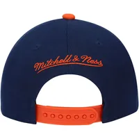 Youth Mitchell & Ness Navy/Orange Chicago Bears Shredder Adjustable Hat