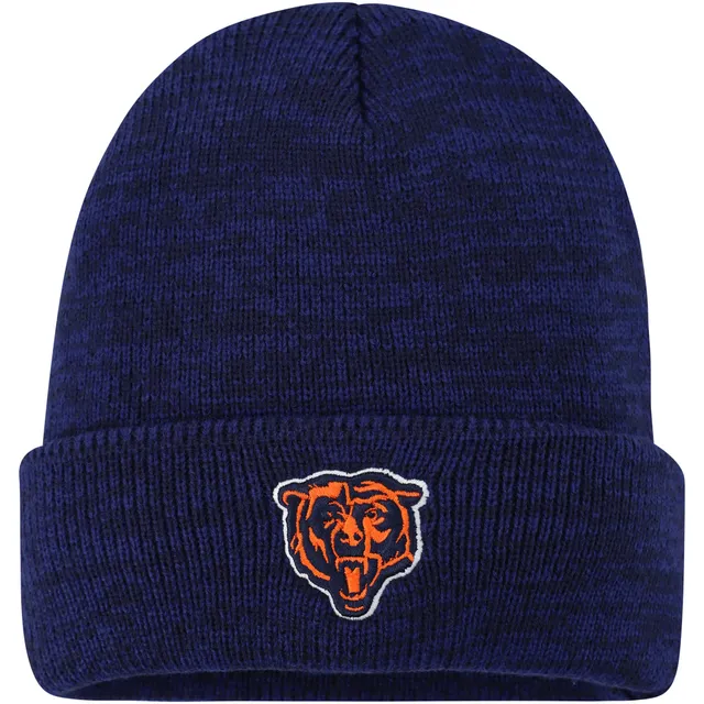 Lids Chicago Bears Youth Jacquard Tassel Knit Hat with Pom - Navy