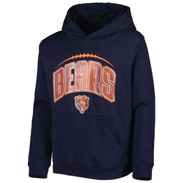 Lids Chicago Bears Toddler Double-Up Pullover Hoodie & Pants Set -  Navy/Heather Gray