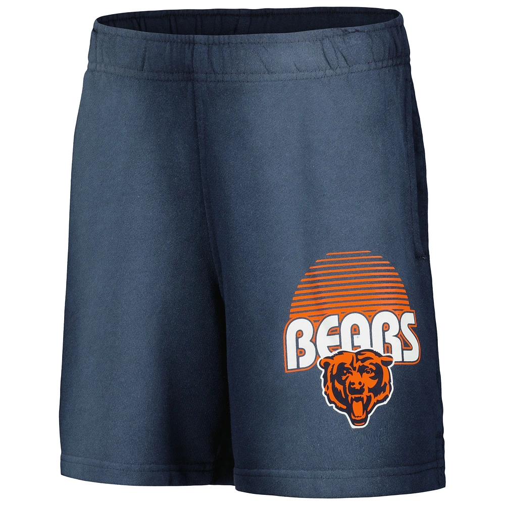 Short en French Terry blanchi au soleil pour jeunes Chicago Bears Beach Bum