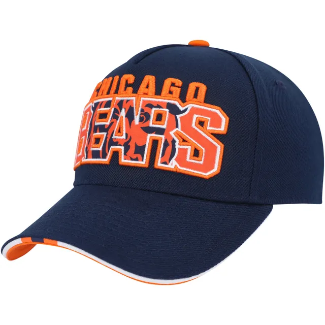 Men's Chicago Bears New Era Navy A-Frame 9FIFTY Snapback Trucker Hat