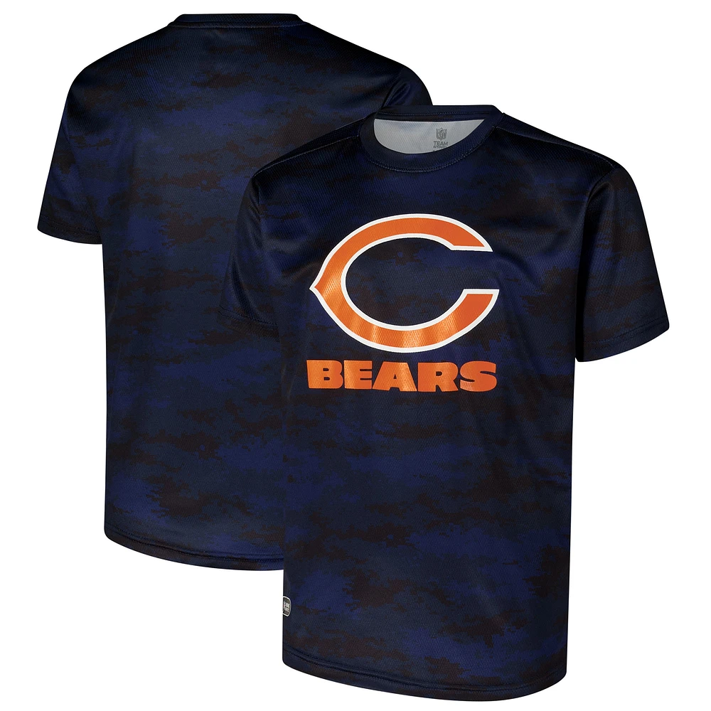 T-shirt de mêlée pour jeunes Chicago Bears bleu marine