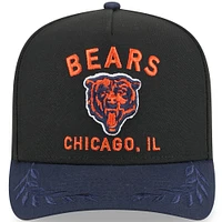 Youth New Era  Black/Navy Chicago Bears 2025 NFL Draft A-Frame 9FIFTY Snapback Hat