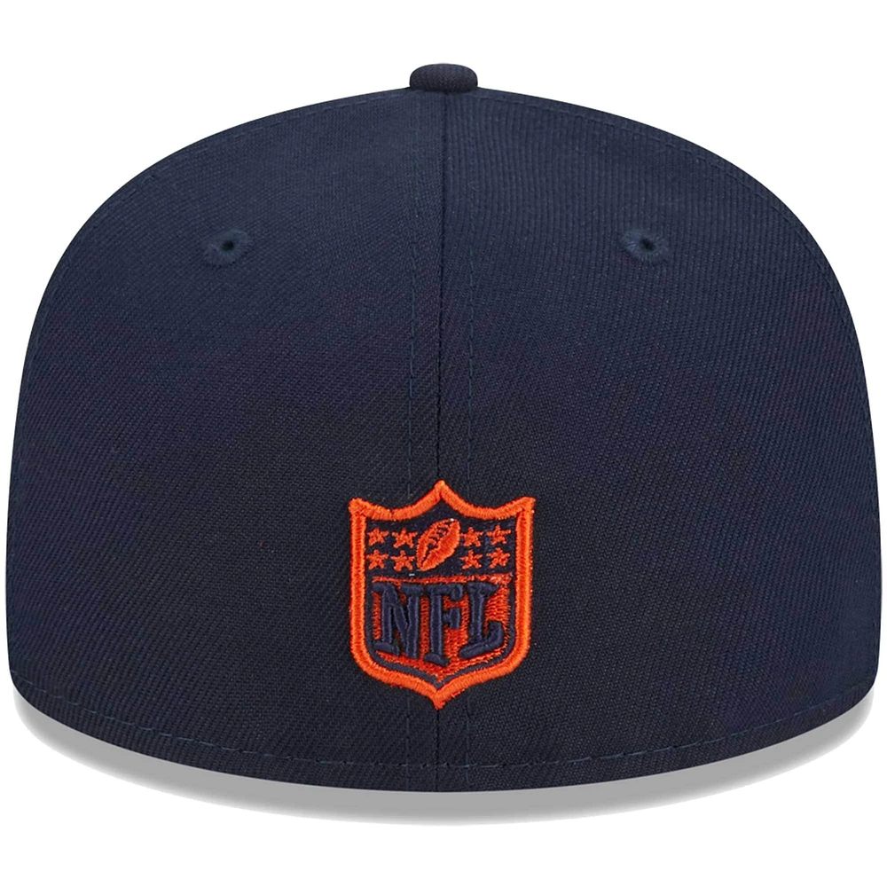 Youth New Era Navy Chicago Bears  Main 59FIFTY Fitted Hat