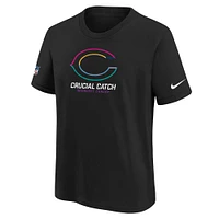 Youth Nike  Black Chicago Bears 2024 NFL Crucial Catch T-Shirt