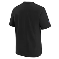 T-shirt Nike noir pour jeunes Chicago Bears NFL Crucial Catch 2024