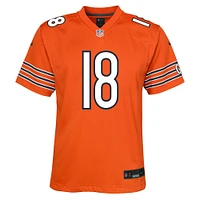 Youth Nike Caleb Williams Orange Chicago Bears Game Jersey
