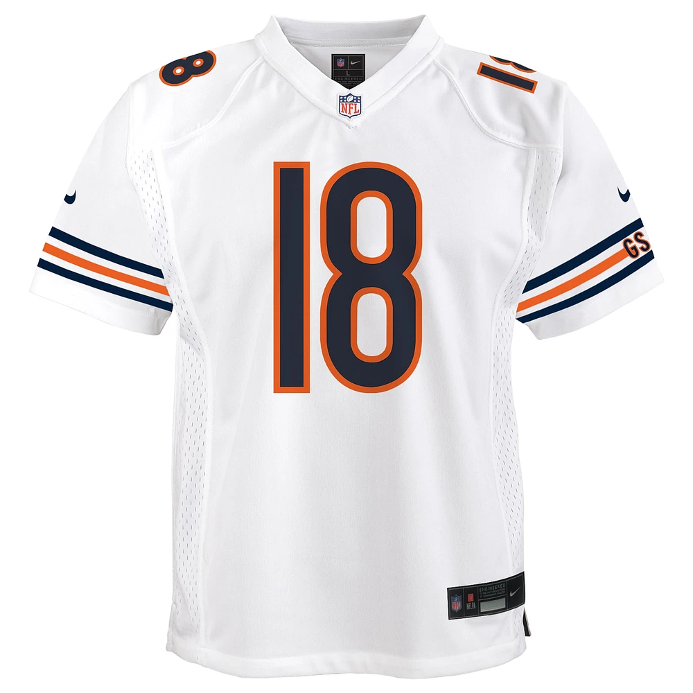 Youth Nike Caleb Williams White Chicago Bears Game Jersey