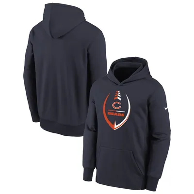 NIKE Chicago Bears Army Youth Boys Large Salute To Service Hooded Sweatshirt