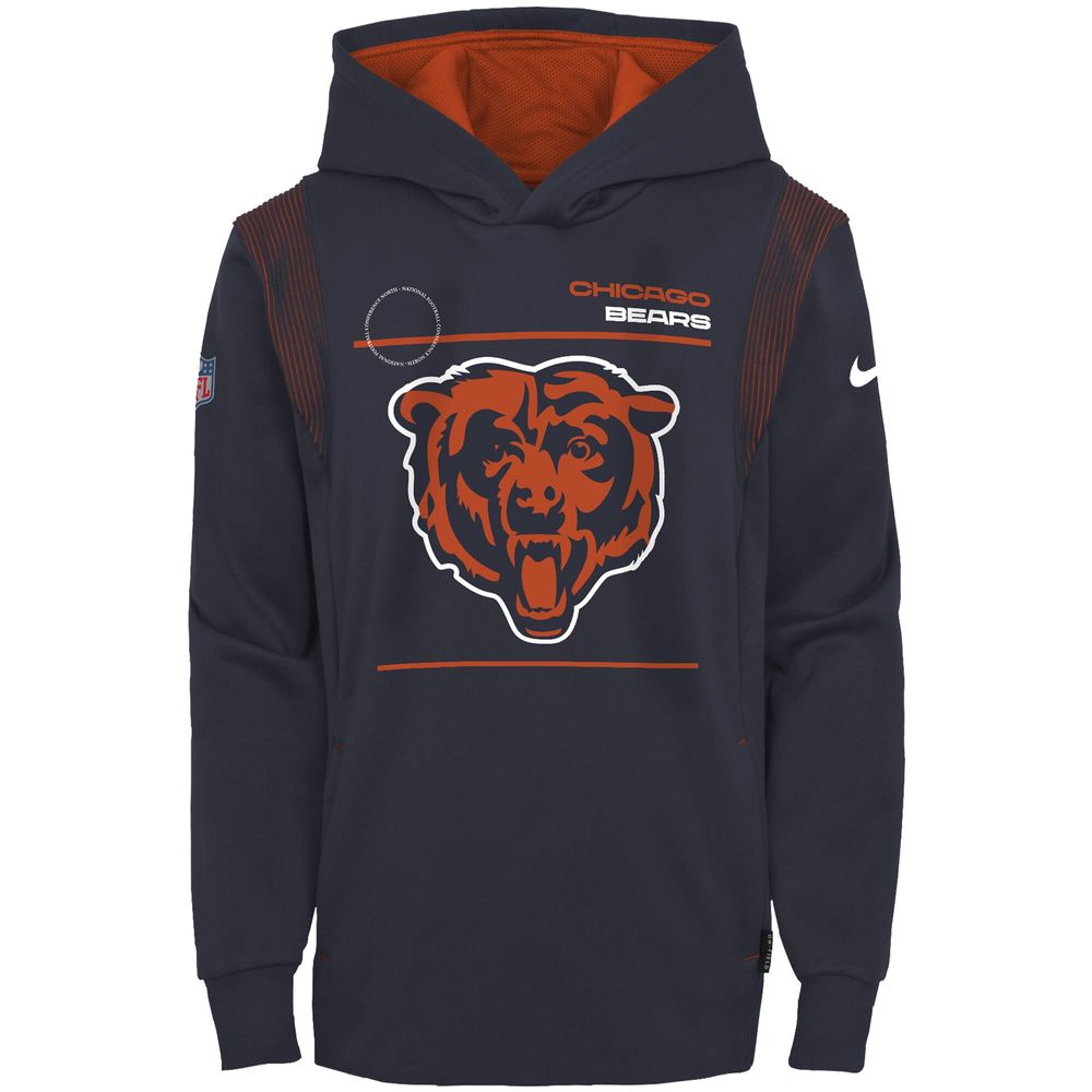 Nike Youth Nike Navy Chicago Bears Logo Performance - Pullover