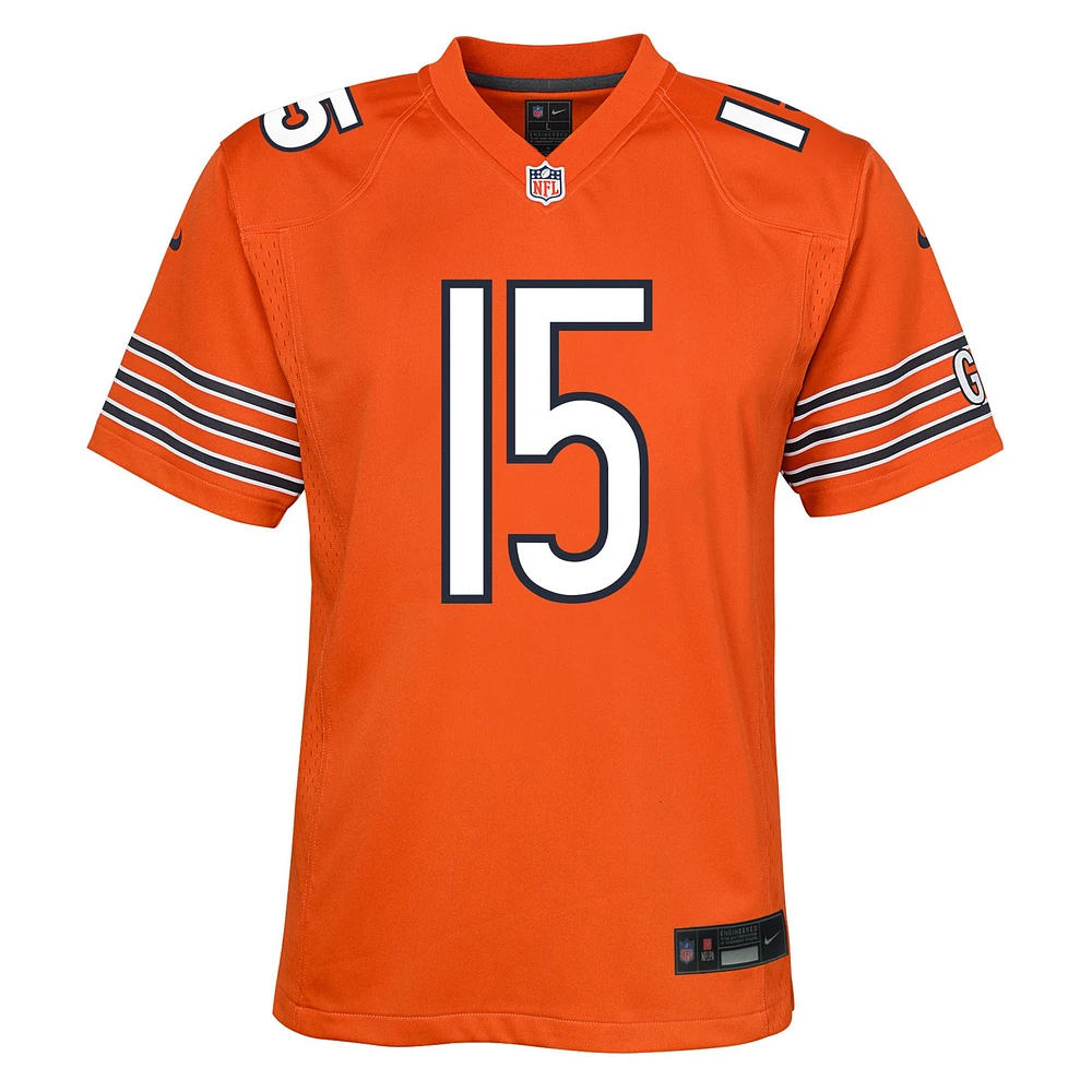 Maillot de jeu alternatif Nike Rome Odunze Orange Chicago Bears pour jeunes