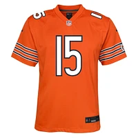 Maillot de jeu alternatif Nike Rome Odunze Orange Chicago Bears pour jeunes