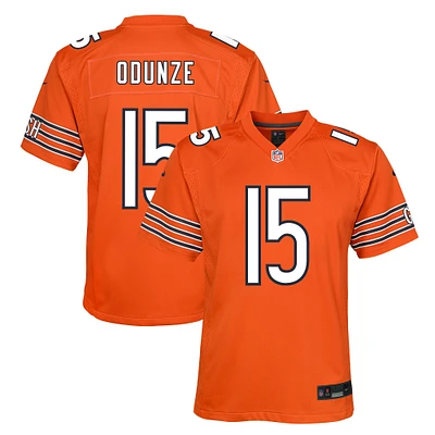 Maillot de jeu alternatif Nike Rome Odunze Orange Chicago Bears pour jeunes