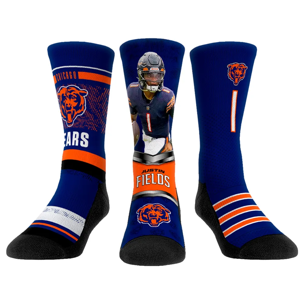 Lids Justin Fields Chicago Bears Rock Em Socks Youth Three-Pack