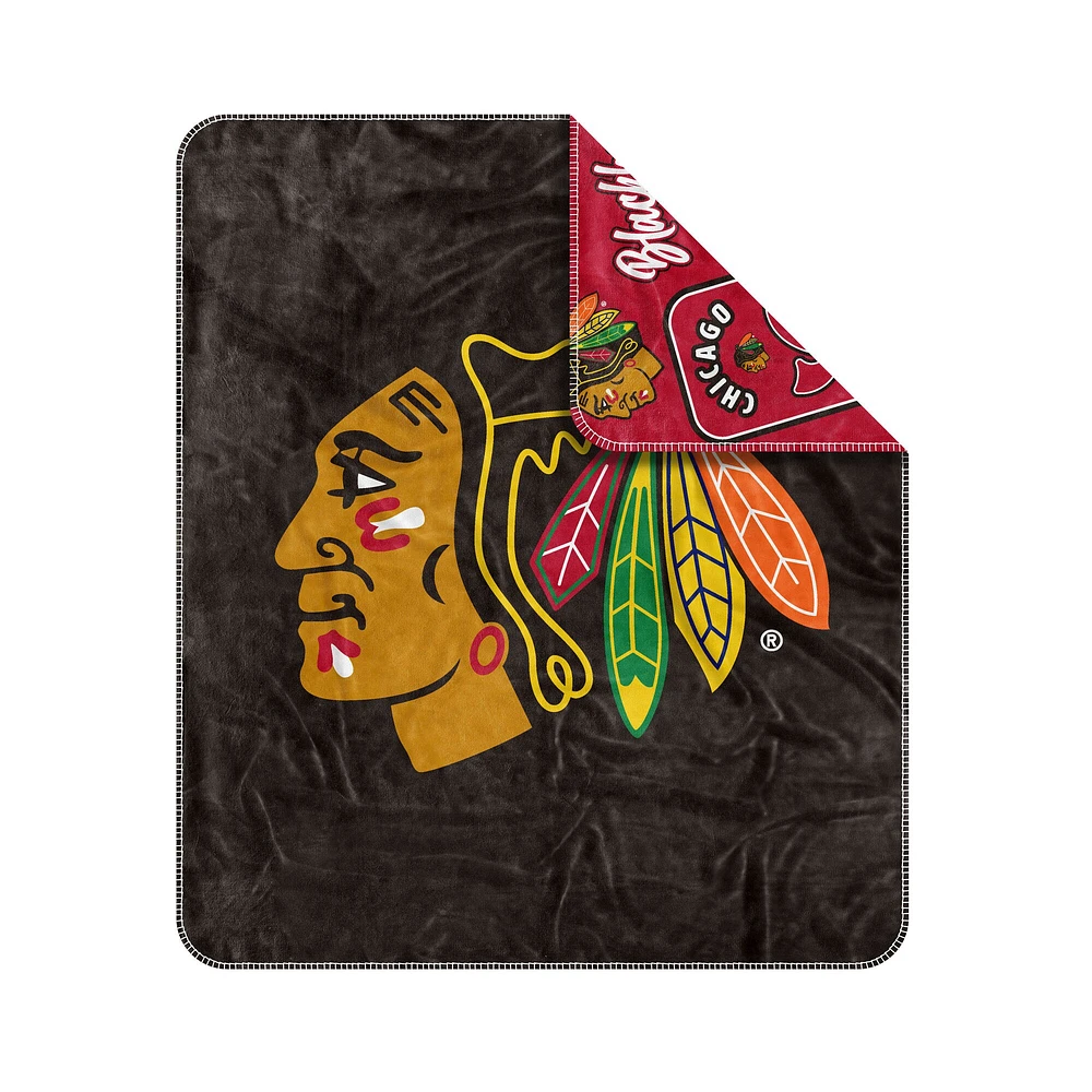Couverture Dream Weave 50" x 60" des Blackhawks de Chicago