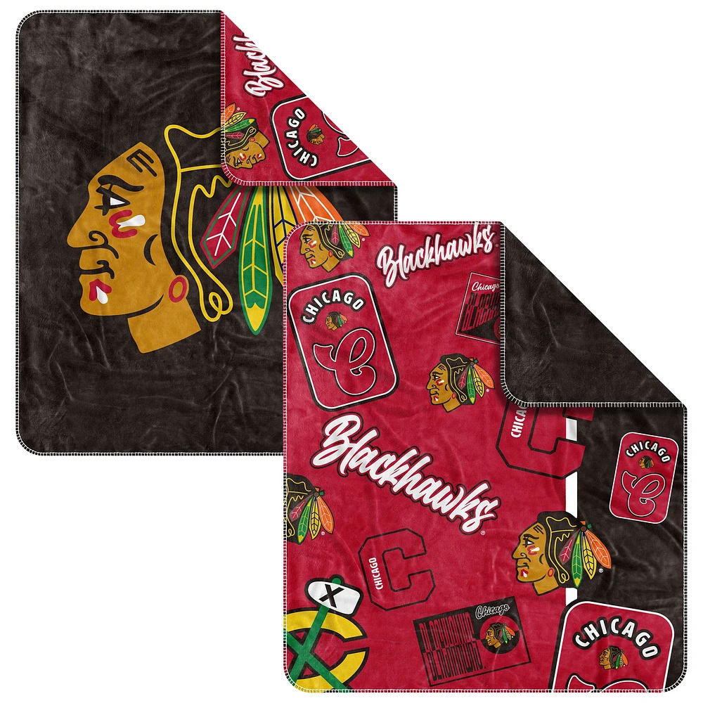 Couverture Dream Weave 50" x 60" des Blackhawks de Chicago