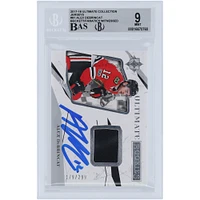 Alex DeBrincat Chicago Blackhawks Autographed 2017-18 Upper Deck Ultimate Collection Jerseys Relic #91 #/299 Beckett Fanatics Witnessed Authenticated 9/10 Rookie Card