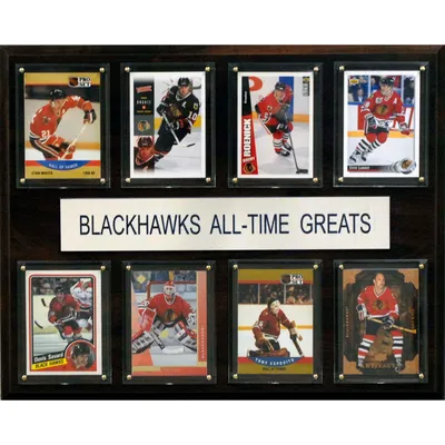 Chicago Blackhawks 12'' x 15'' All-Time Greats Plaque