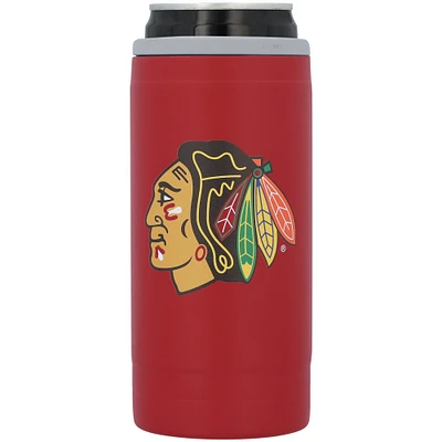 Blackhawks de Chicago 12oz. Refroidisseur de canette mince Flipside Powdercoat