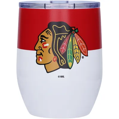 Chicago Blackhawks 16oz. Colorblock Stainless Steel Curved Tumbler