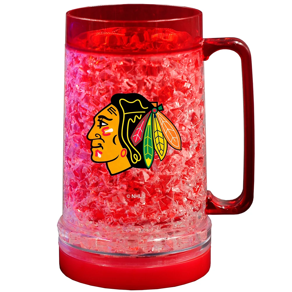 Blackhawks de Chicago - 16oz. Tasse de congélation lumineuse