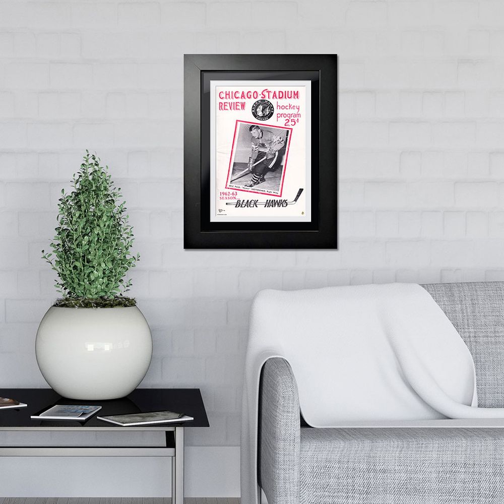 Chicago Blackhawks 1962 Chicago Stadium Review Edition 3 - 12'' x 16'' Framed Program Cover