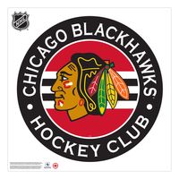 Chicago Blackhawks - 36'' x 36'' Team Repositional Stripe Design Vinyl Wall Decal