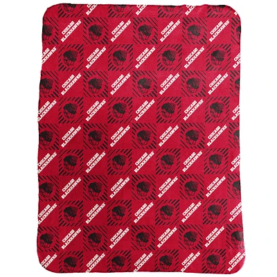 Couverture légère à motif répété des Blackhawks de Chicago, 60 po x 50 po