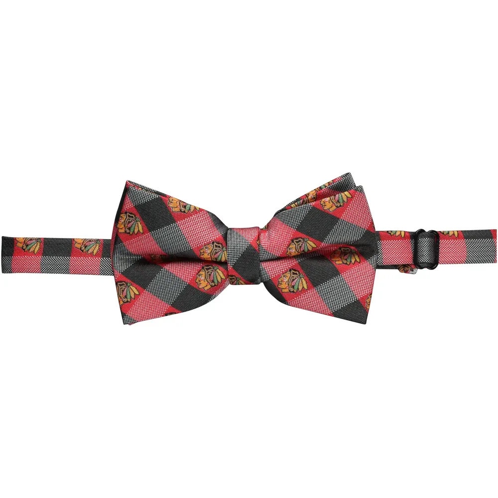 Chicago Blackhawks Check Bow Tie