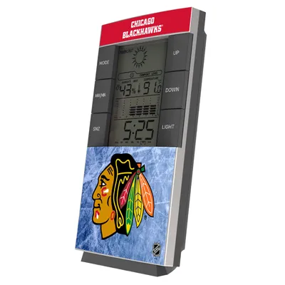 Chicago Blackhawks Digital Desk Clock