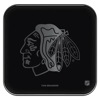 Chicago Blackhawks Fast Charging Glass Wireless Charge Pad