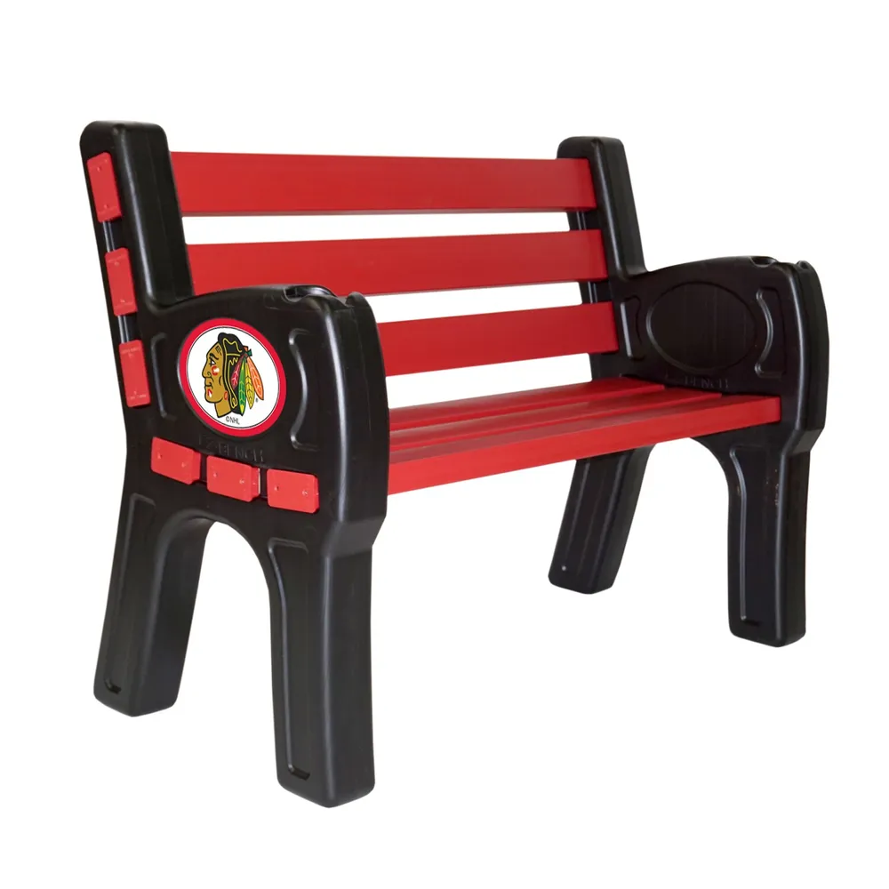 Chicago Blackhawks Park Bench