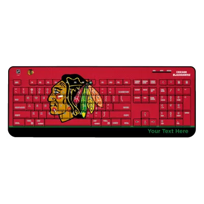 Chicago Blackhawks Personalized Wireless Keyboard