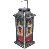Chicago Blackhawks Solar Garden Lantern