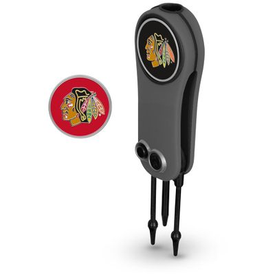 Chicago Blackhawks Switchblade Repair Tool & Two Ball Markers