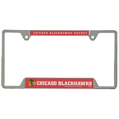 Chicago Blackhawks WinCraft Metal License Plate Frame