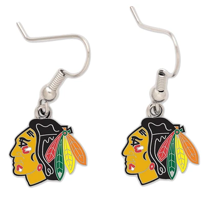 Boucles d'oreilles pendantes primaires WinCraft des Blackhawks de Chicago