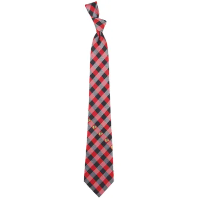 Chicago Blackhawks Woven Poly Check Tie