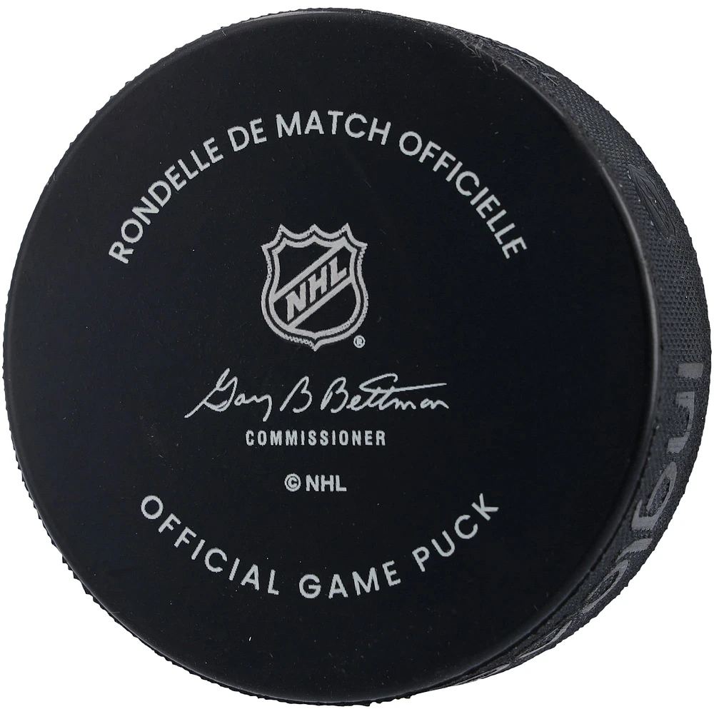 Connor Bedard Chicago Blackhawks Autographed Official Game Puck