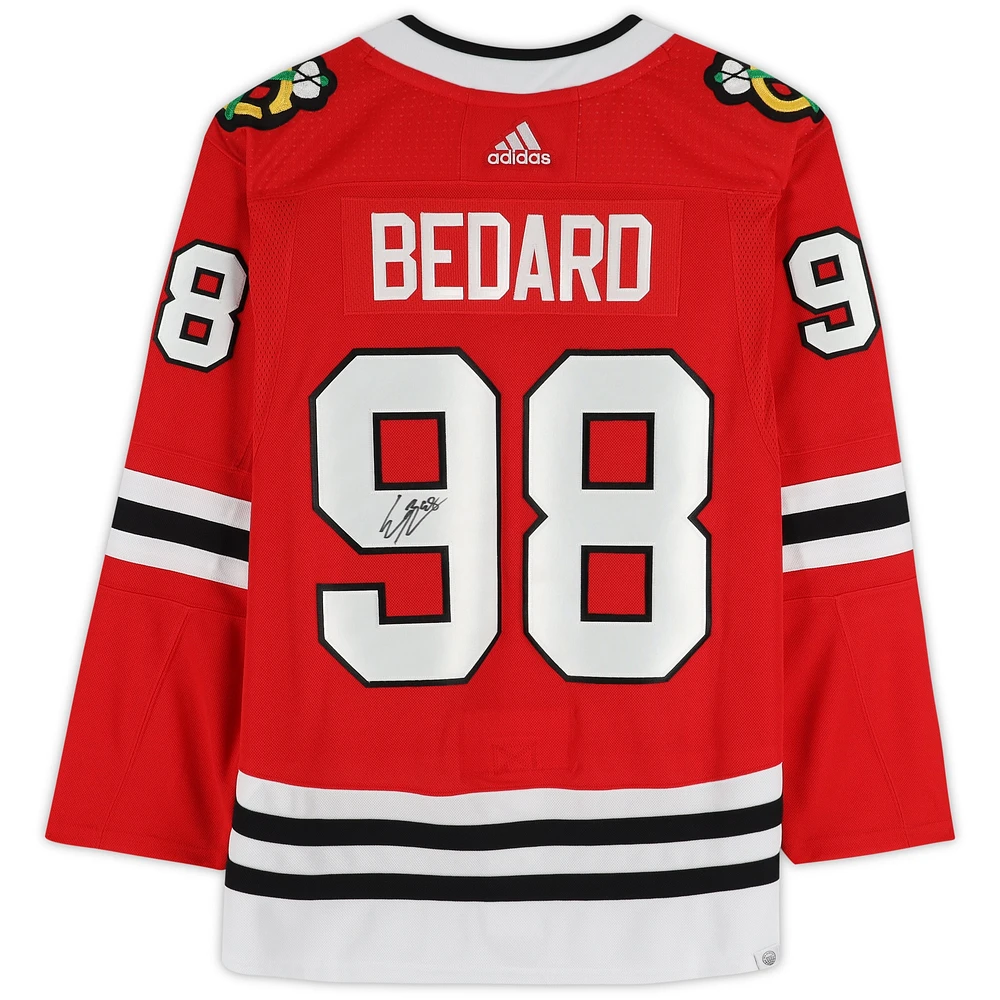 Connor Bedard Chicago Blackhawks Autographed adidas Authentic Jersey