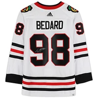 Connor Bedard Chicago Blackhawks Autographed White adidas Authentic Jersey