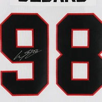 Connor Bedard Chicago Blackhawks Autographed White adidas Authentic Jersey