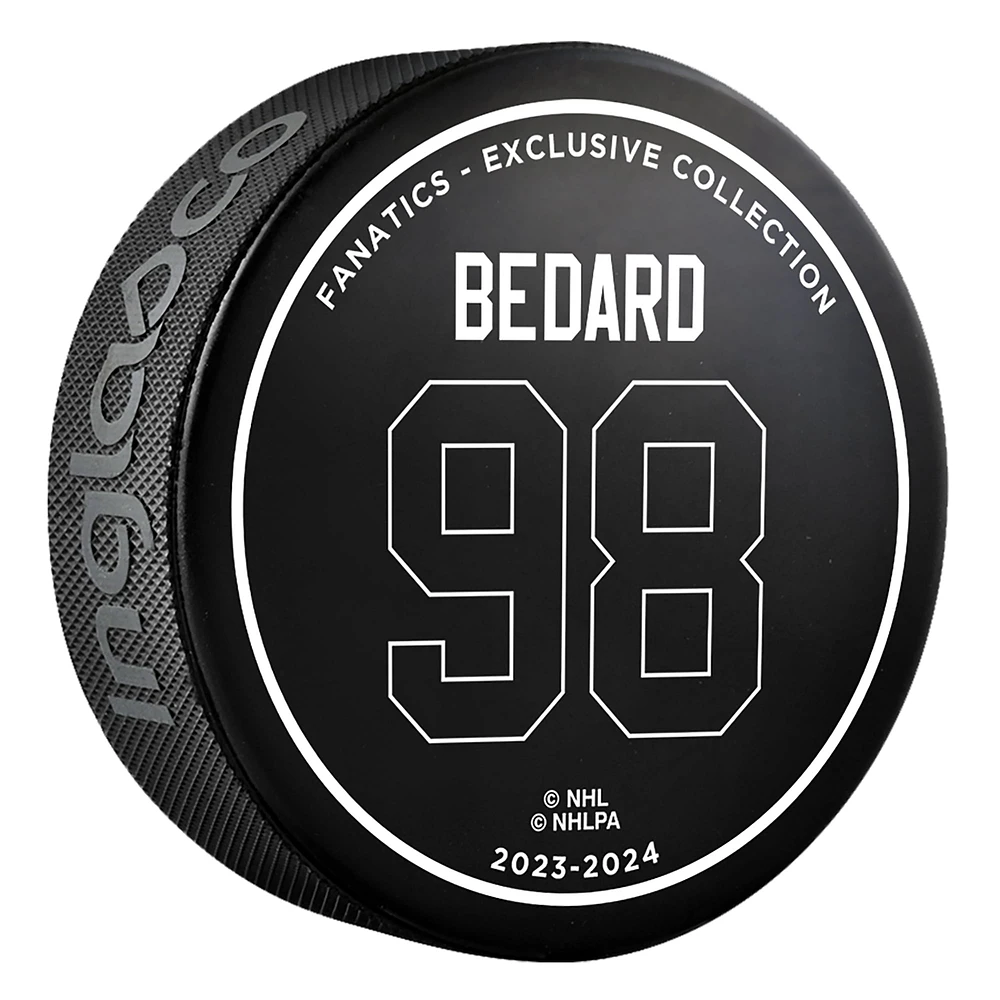 Connor Bedard Chicago Blackhawks NHL Debut Hockey Puck - Limited Edition of 980