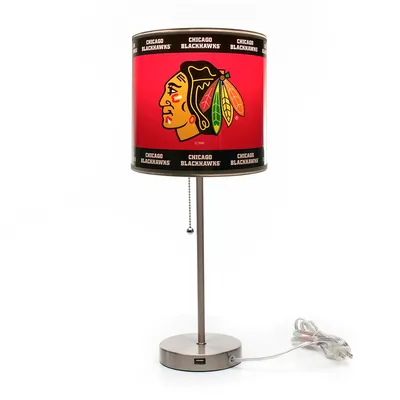 Chicago Blackhawks Imperial Chrome Desk Lamp