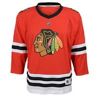 Maillot de joueur réplique à domicile des Blackhawks de Chicago rouge Connor Bedard pour bébé