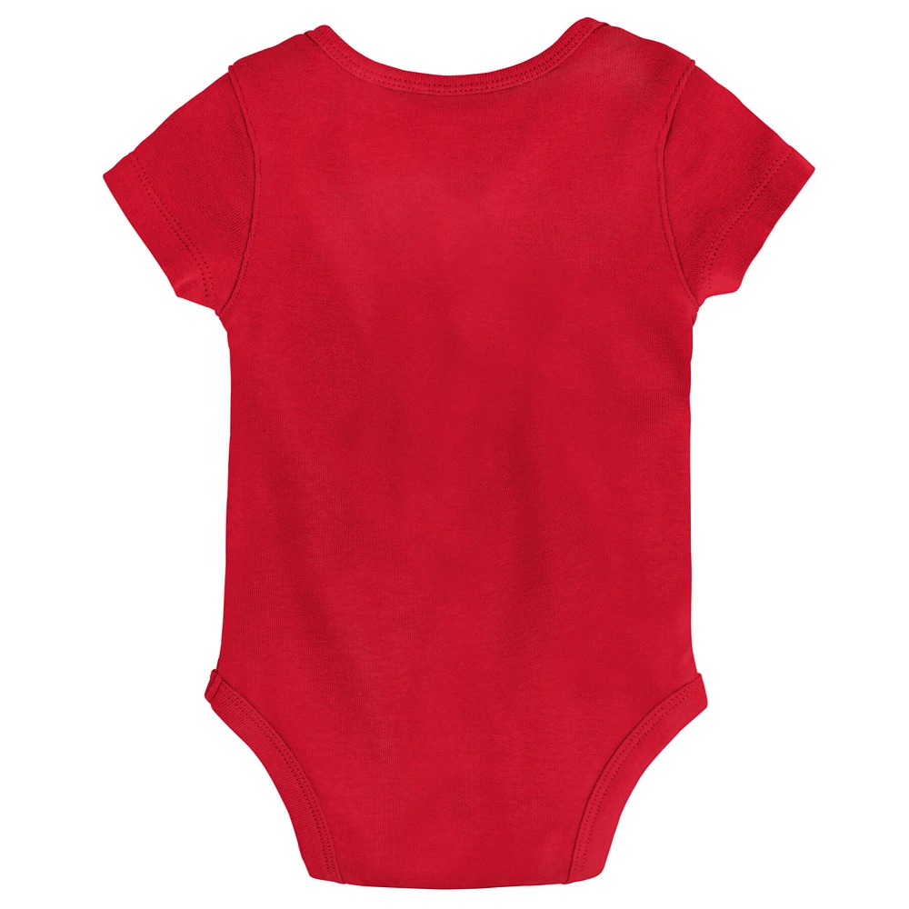 Body rouge avec logo principal édition spéciale 2.0 des Blackhawks de Chicago pour bébé